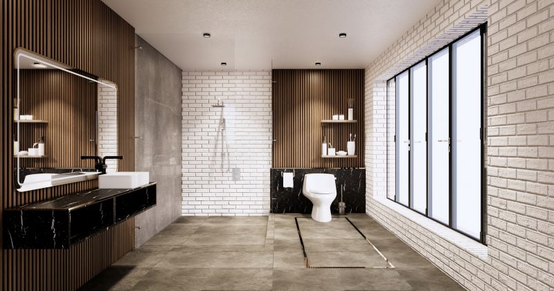 Bathroom with Natural Stone Surfaces